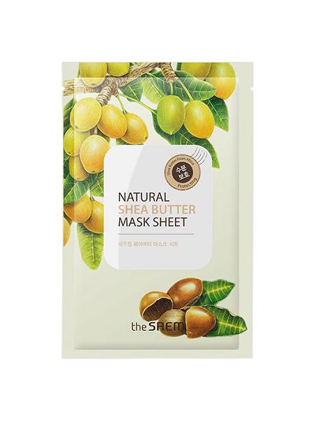 

Маска для лица The Saem с экстрактом масла ши тканевая, 21 мл, Shea Butter Mask Sheet