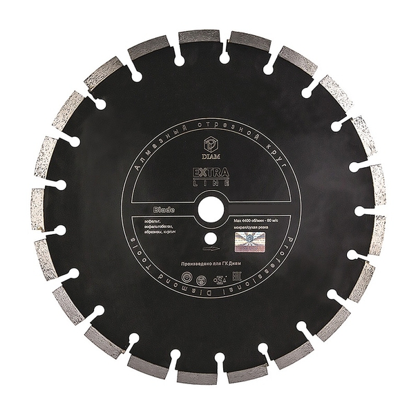 фото Диск отрезной алмазный diam extra line blade 350x3,0x12x25,4 асфальт 000533