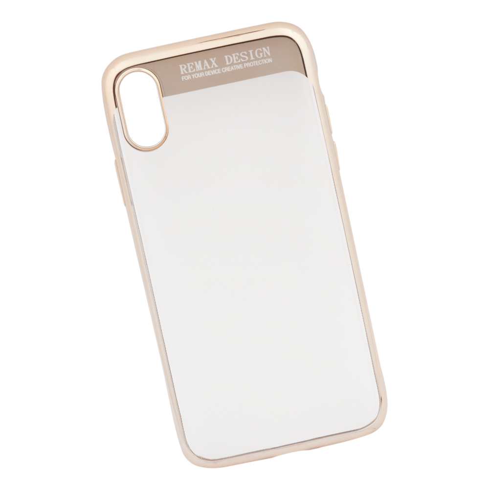 фото Чехол для iphone x remax modi series case (золотой)