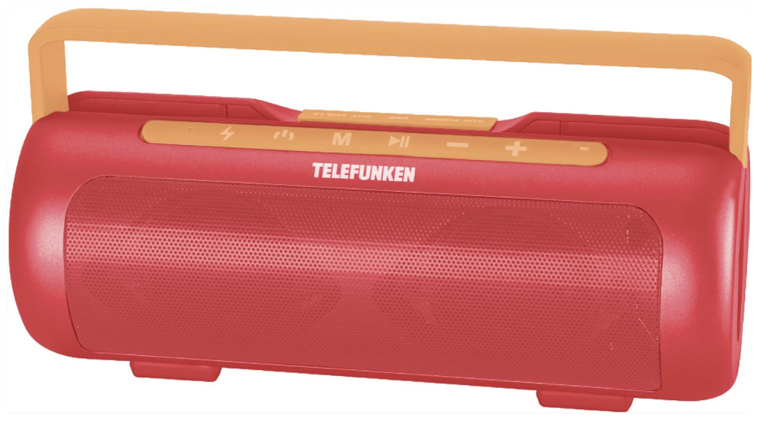 фото Портативная колонка telefunken tf-ps1231b red/orange
