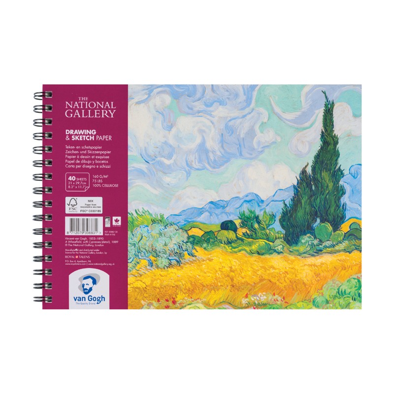 

Альбом для зарисовок "Van Gogh National Gallery", А4, 40 листов