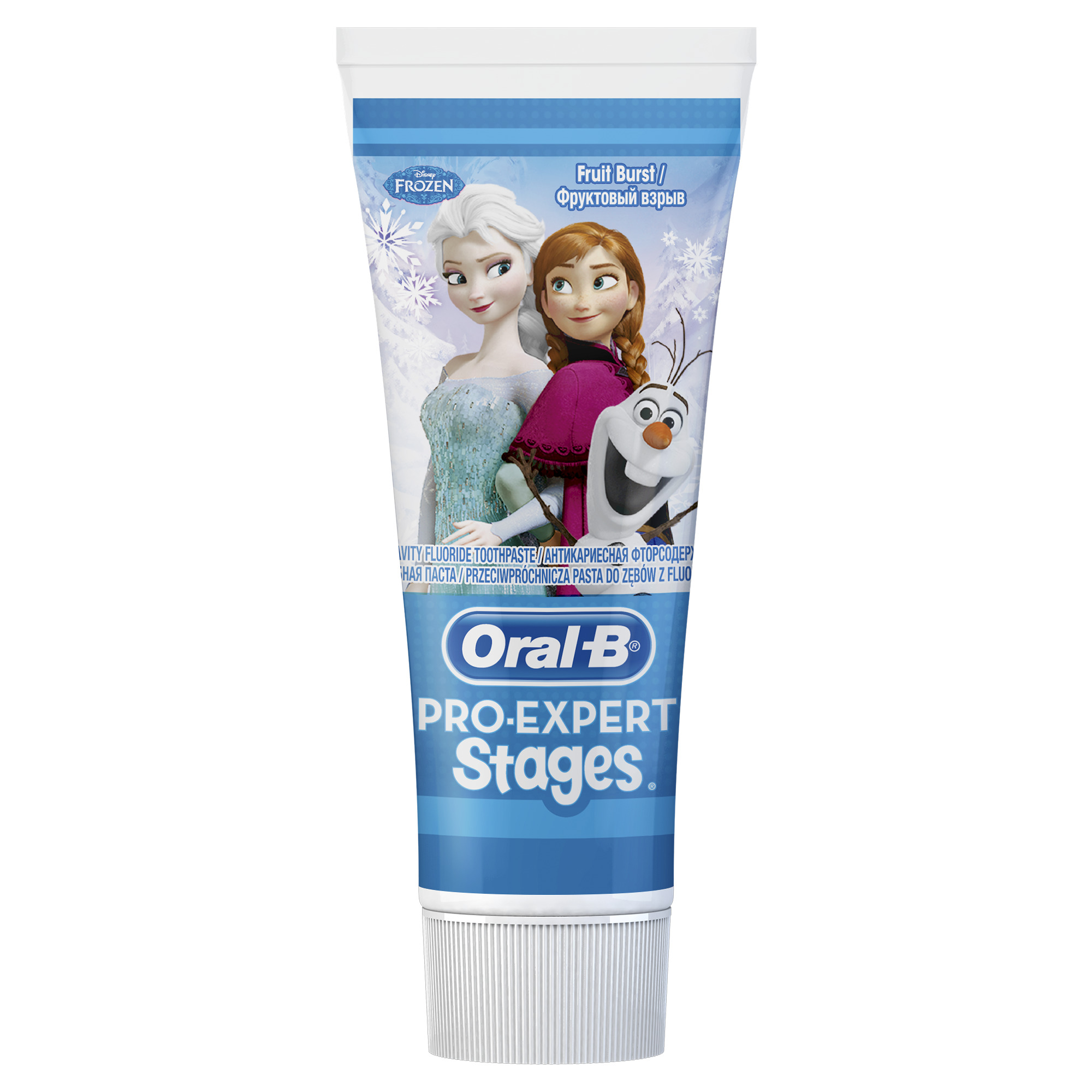 

Детская зубная паста Oral-B 0+ фруктовый 75 мл, Frozen Фруктовый взрыв
