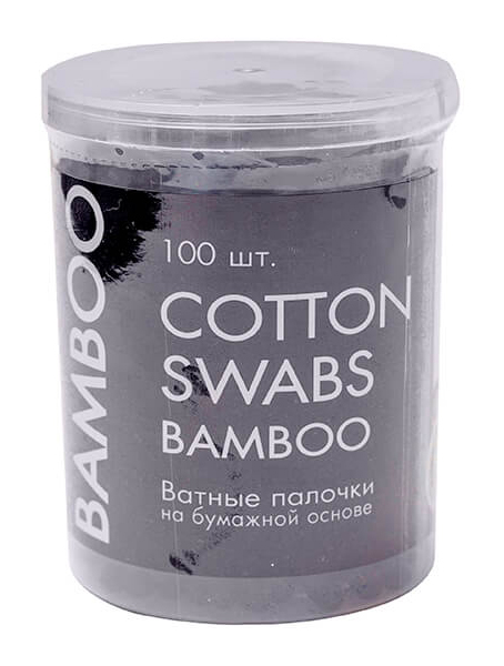фото Ватные палочки pure cotton swabs bamboo 100 шт.