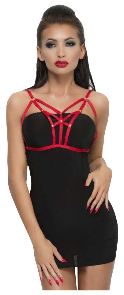 

Портупея Me Seduce из стреп-лент Harness 1 красный M/S