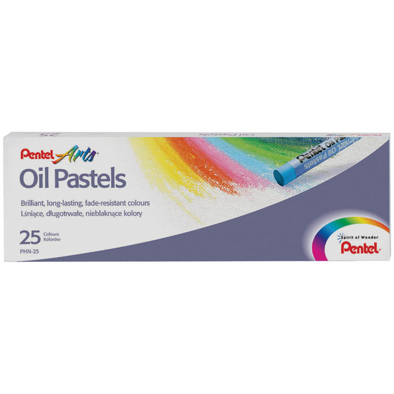 фото Пастель масляная arts oil pastels 25 цветов pentel