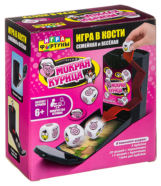 

Настольная семейная игра "Мокрая курица"