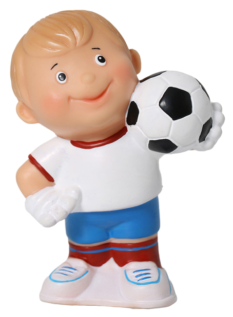 

Резиновая игрушка "Футболист", 12 см Весна, Разноцветный