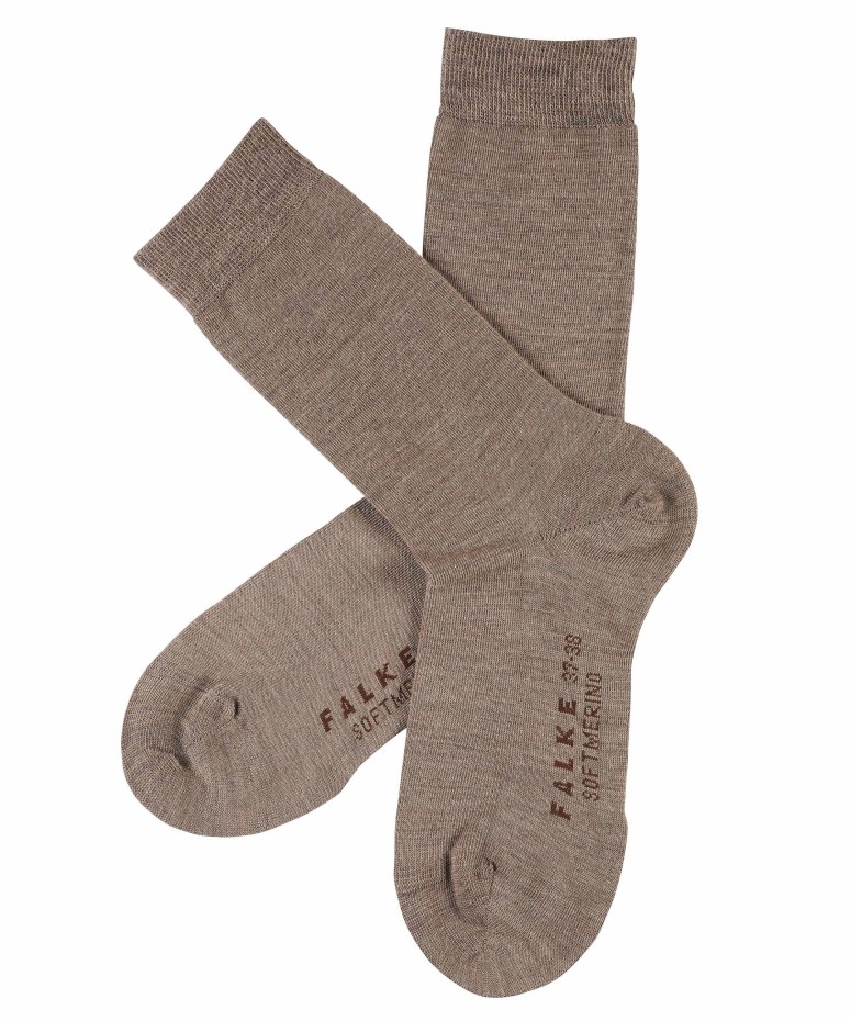 

Носки женские FALKE Softmerino SO серые 37-38, Softmerino SO