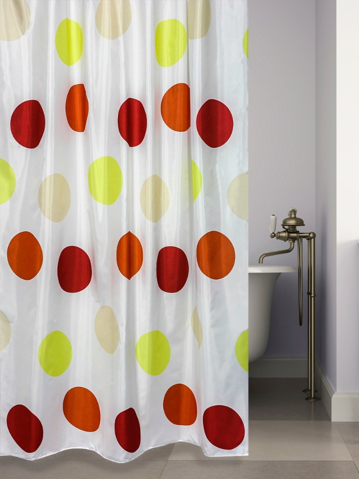 

Штора для ванной BATH PLUS FANCY DOTS, multi