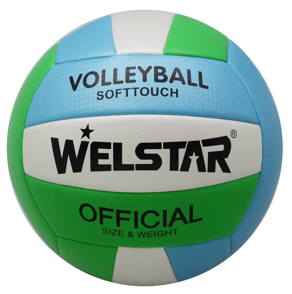 

Волейбольный мяч Welstar VMPVC4333E №5 blue/green/grey, VMPVC4333E