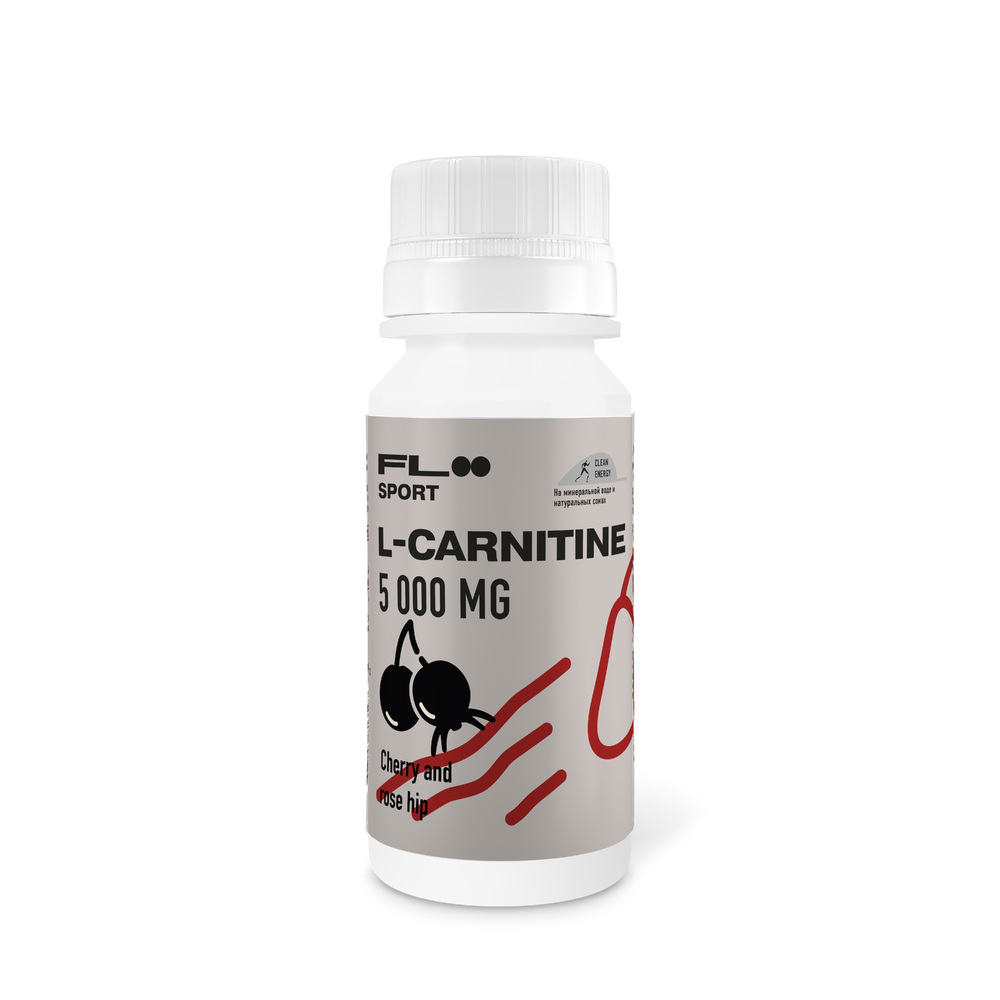

Floo Sport L-Carnitine 1500, 1 ампула 60 мл, вишня и шиповник, L-Carnitine 1500