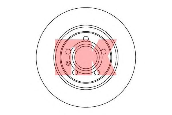 фото Тормозной диск nk 2047113