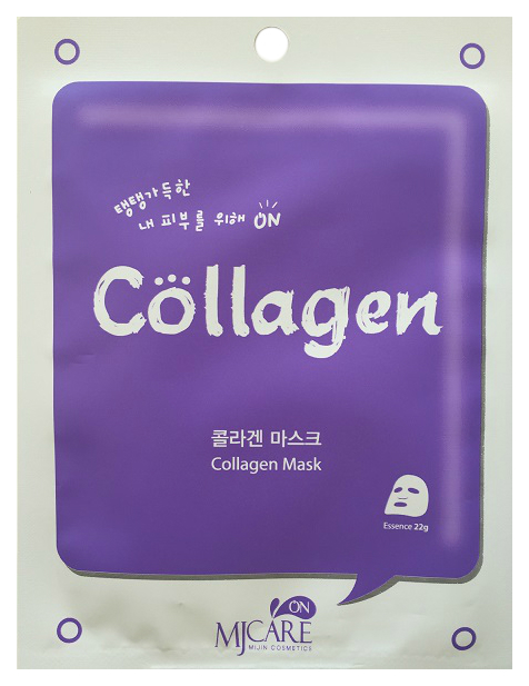 фото Маска для лица mj care collagen mask 22 г mijin