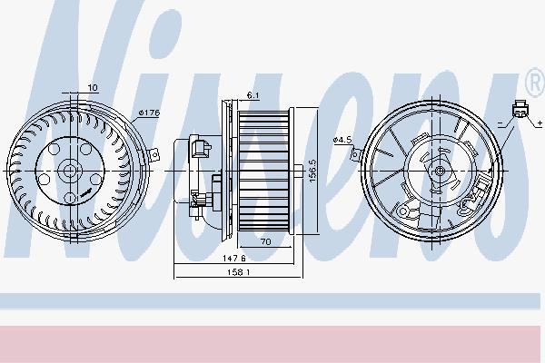 

Мотор отопителя Nissens 87187