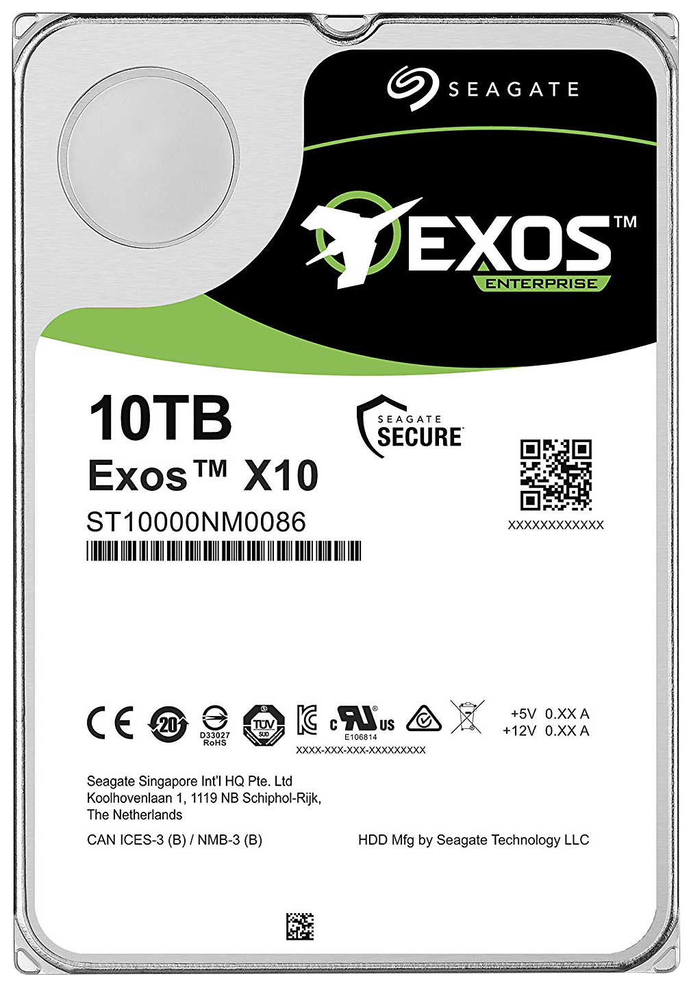 фото Внутренний жесткий диск seagate exos x10 x10 10tb (st10000nm0086)