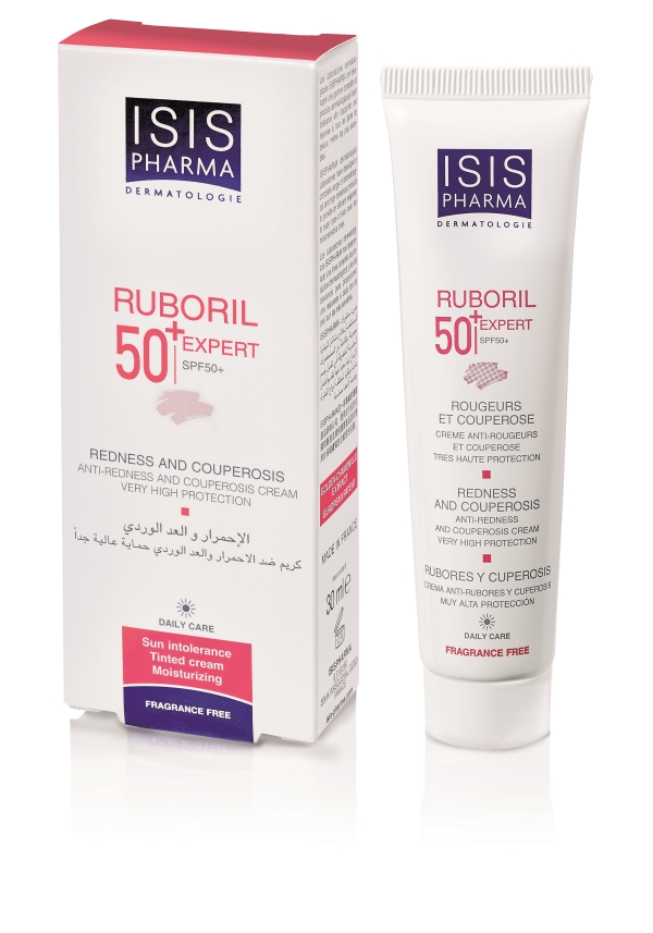 

Солнцезащитное средство ISISPHARMA Руборил SPF 50+ 30 мл, Дневной тонирующий крем RUBORIL Expert SPF 50+ с высоким фактором защиты от солнца