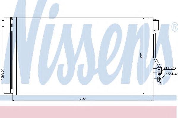 

Радиатор кондиционера Nissens 94674