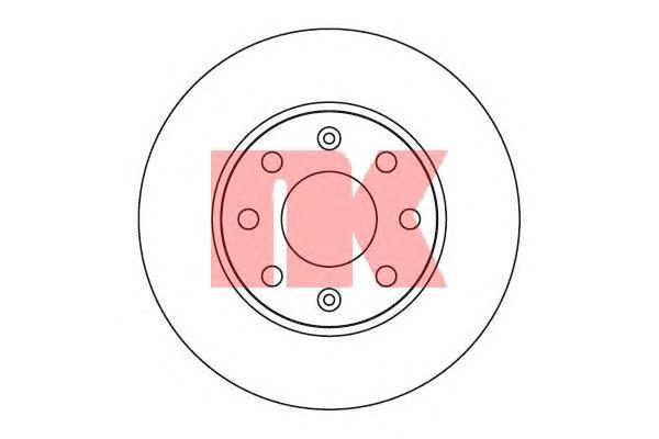 фото Тормозной диск nk 205008