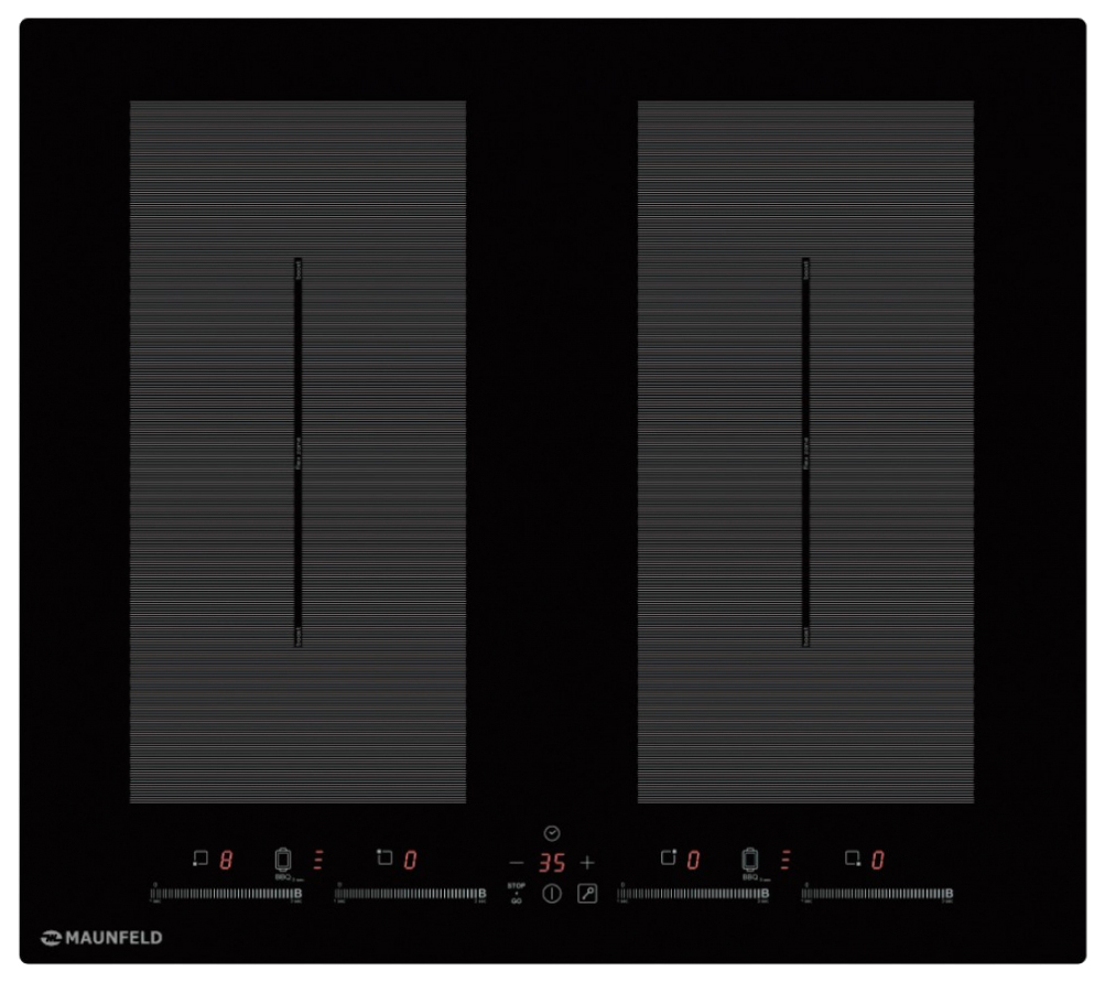 фото Встраиваемая варочная панель индукционная maunfeld evi.594.fl2(s)-bk black