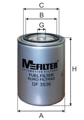 Фильтр топливный MFILTER DF 3536