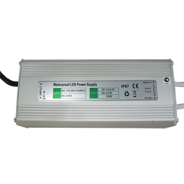 Блок питания для светодиодной ленты Ecola LED 100W 220V-24V IP67 D7L100Esb