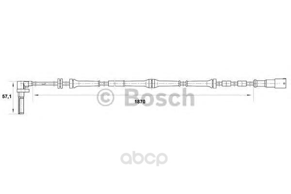 

Датчик автомобильный BOSCH 0265007046