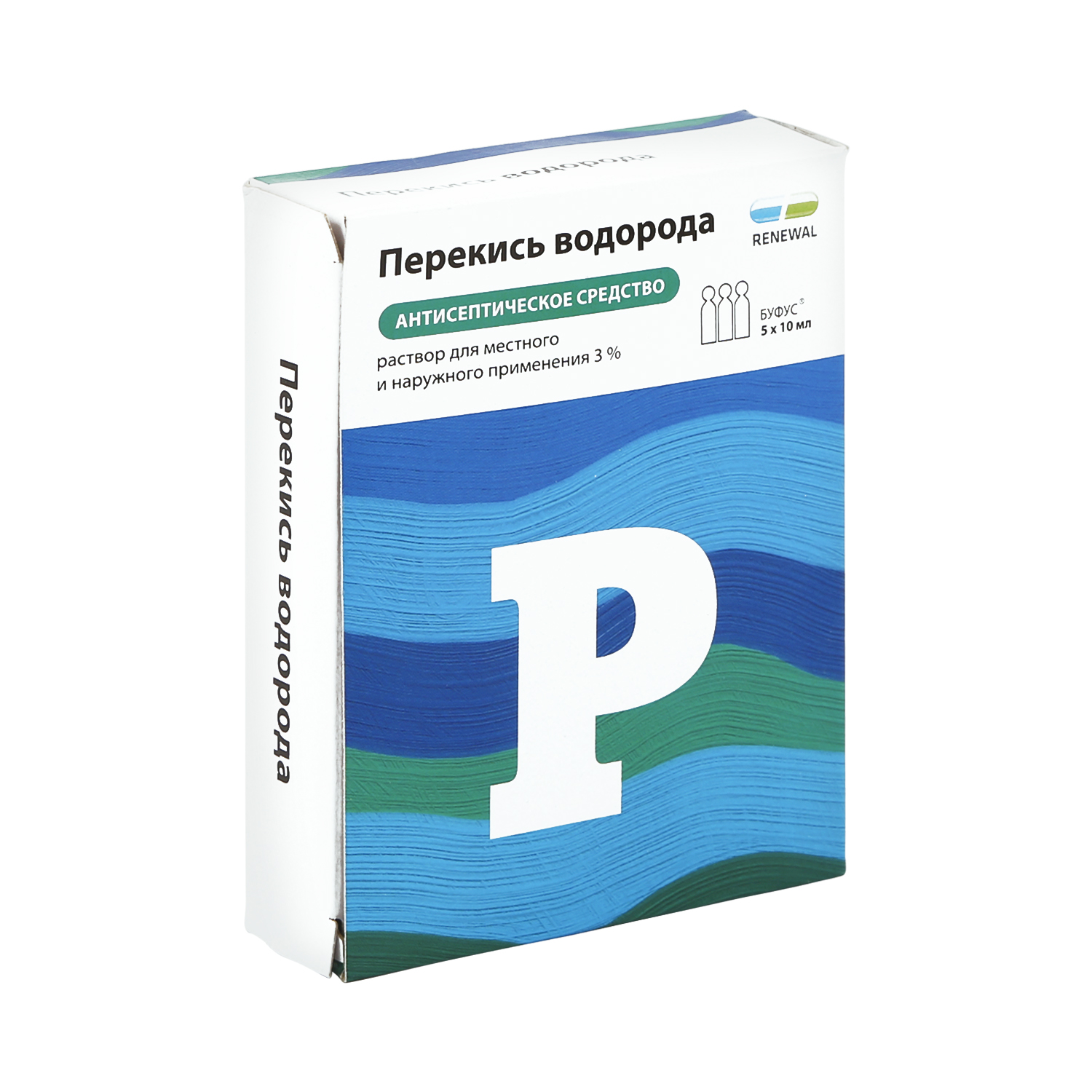 

Перекись водорода буфус раствор 3% 10 мл 5 шт., Перекись водорода буфус