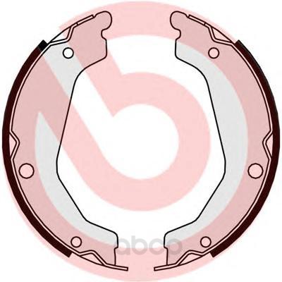 

Тормозные колодки барабанные brembo S30531
