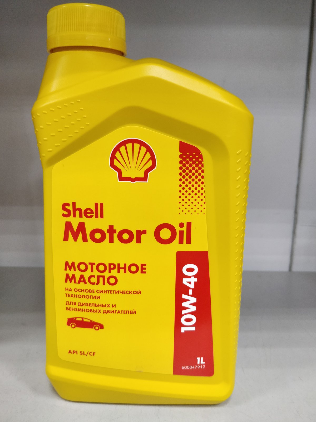 фото Моторное масло shell motor oil 10w-40 1л