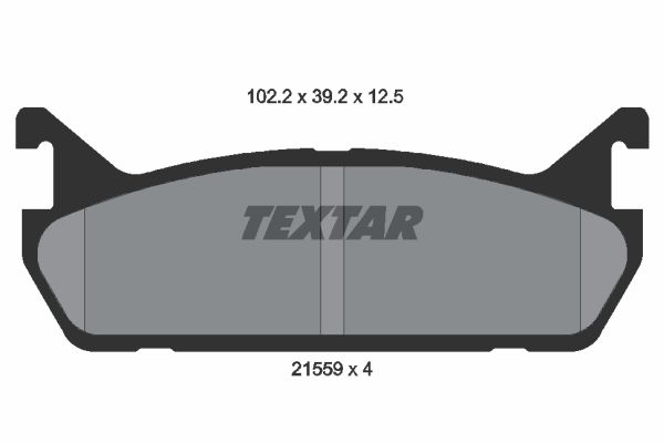 

Комплект тормозных дисковых колодок Textar 2155901