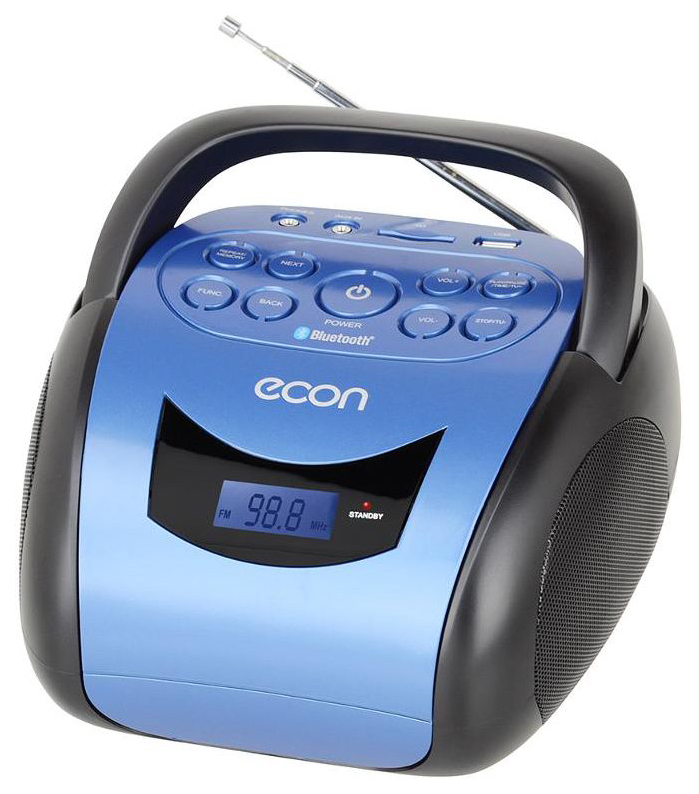 

Магнитола ECON EBB-330 Black/Blue, EBB-330