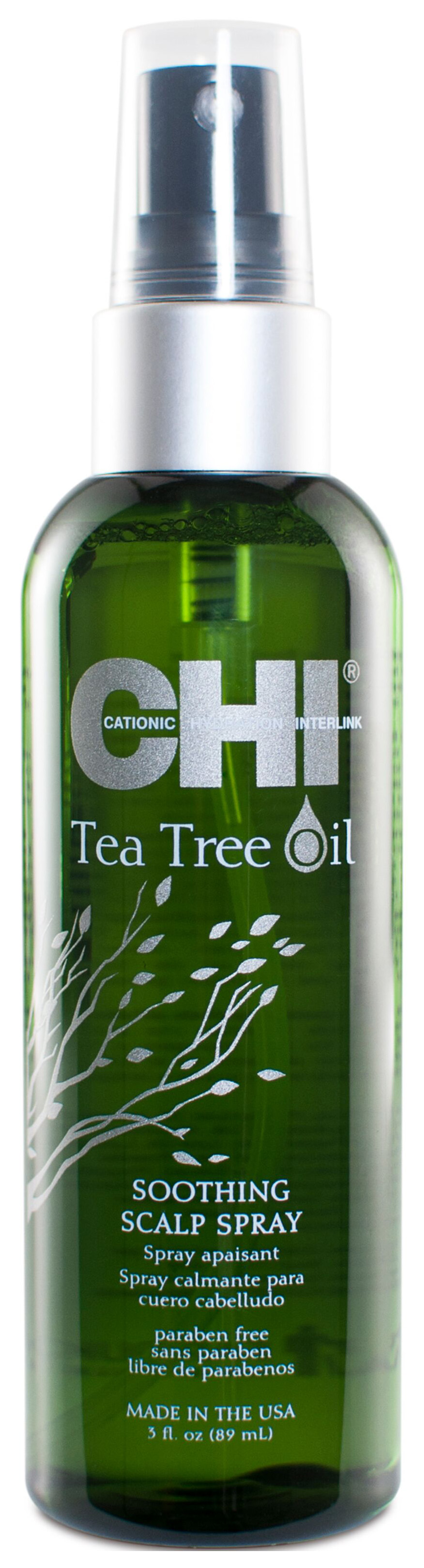 Спрей для волос CHI Tea Tree Oil Soothing Scalp 89 мл шампунь для волос biosilk объемная терапия farouk 355мл сша