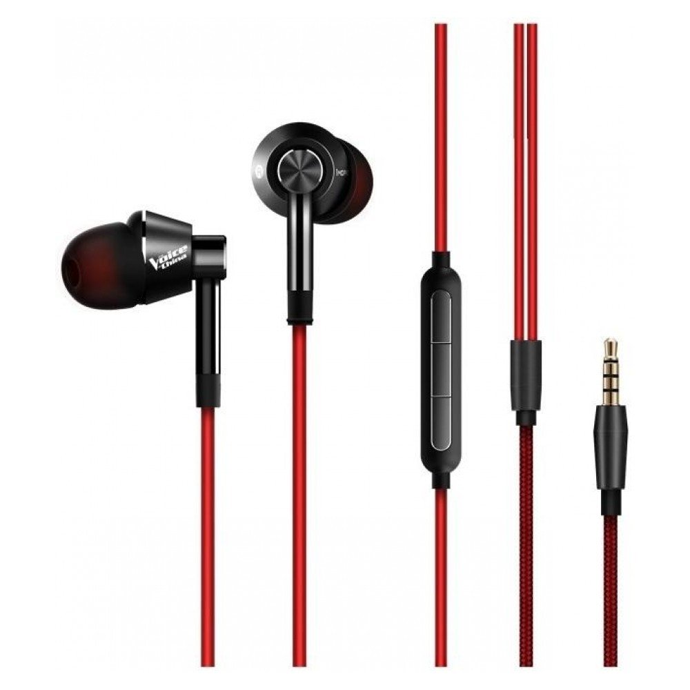 фото Наушники 1more single driver black/red