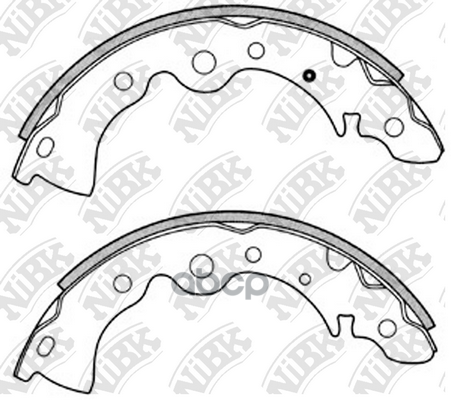 

Комплект тормозных колодок NiBK FN1167