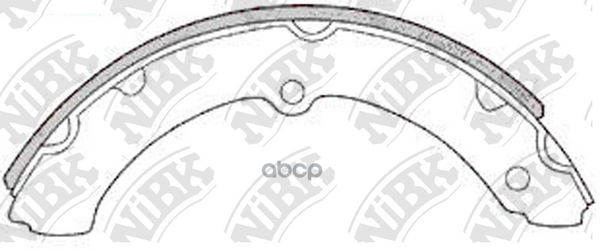

Комплект тормозных колодок NiBK FN2295