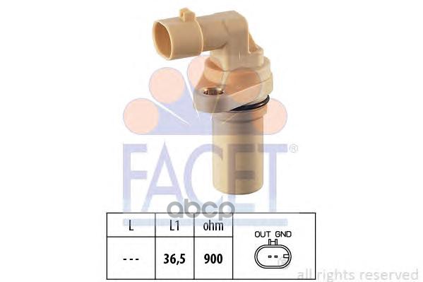 

Датчик положения коленвала Facet 90379