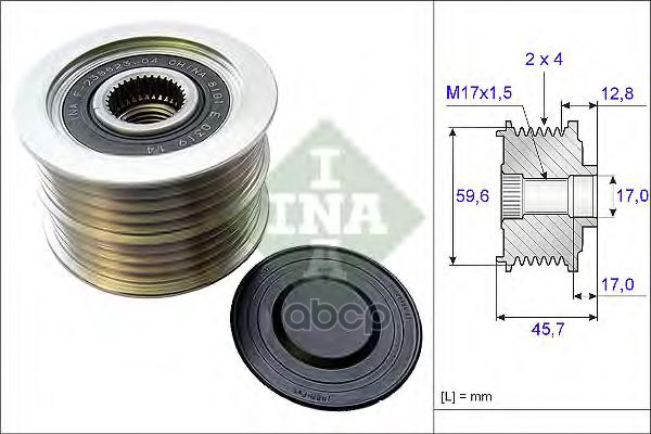 

Шкив генератора Ina 535015010