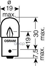 фото Лампа накаливания автомобильная osram 24v r10w (5637.02b)