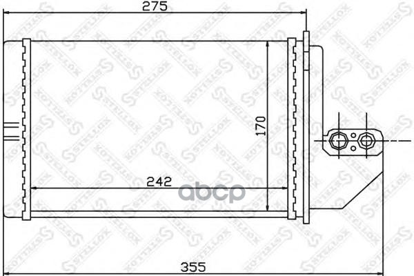 фото Радиатор печки stellox 1035138sx