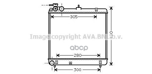 

Радиатор охлаждения AVA QUALITY COOLING HY2192