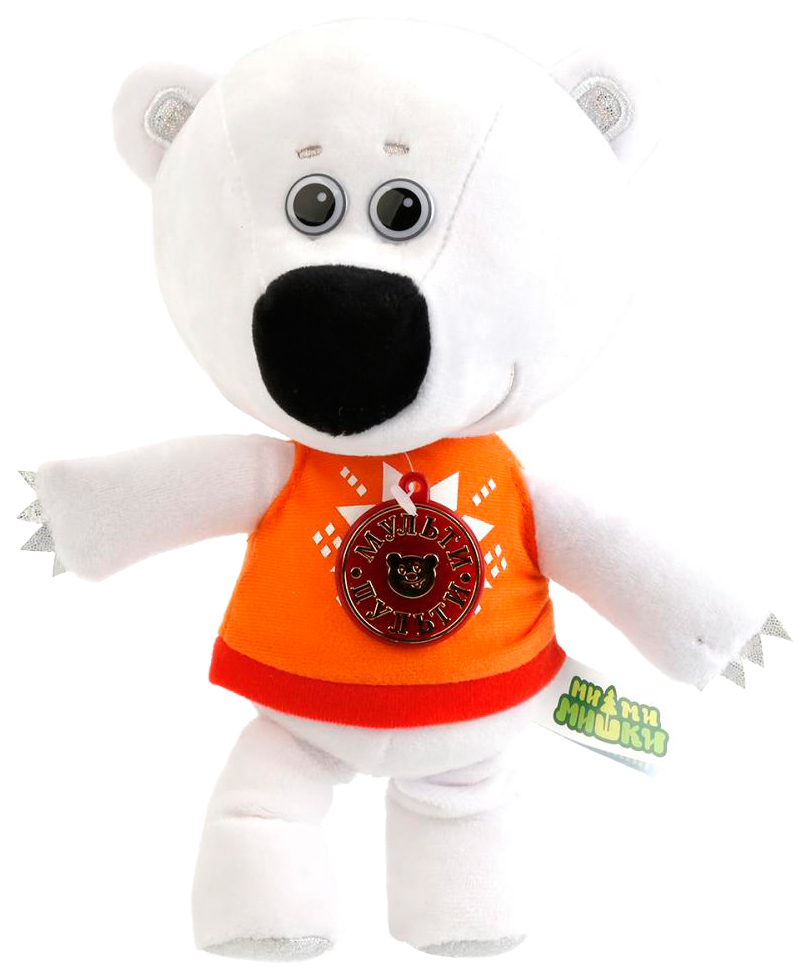 Мягкая игрушка Мульти-Пульти Медвежонок белая тучка 25 см мимимишки аппликация eva на картоне белая тучка