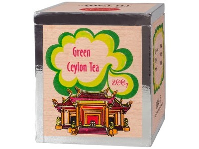 Чай весовой зеленый Ти Тэнг Green Ceylon Tea в деревянном ящичке 200 г