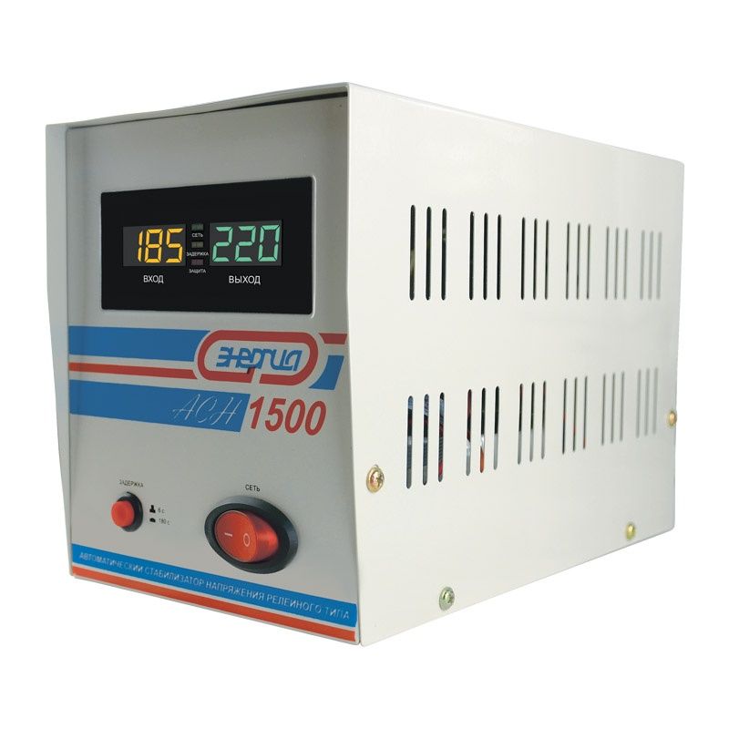 Однофазный стабилизатор Энергия АСН 1500 стабилизатор напряжения энергия apc 1500 е0101 0109