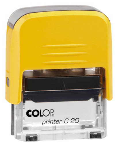 фото Оснастка для печати colop printer c20 compact. поле: 38х14 мм. цвет корпуса: желтый.