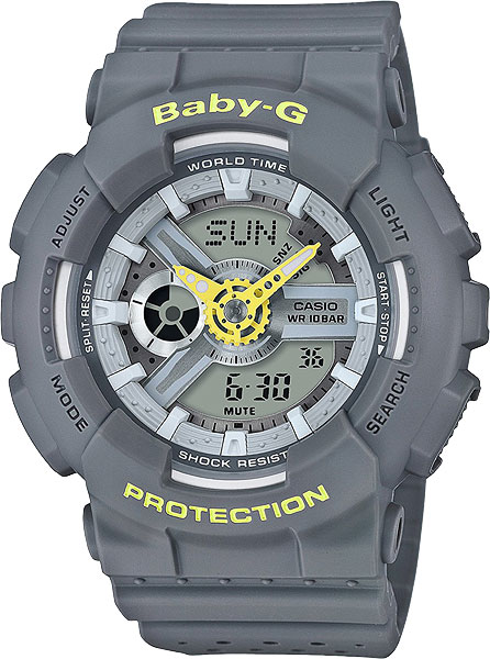 фото Наручные часы кварцевые женские casio baby-g ba-110pp-8a