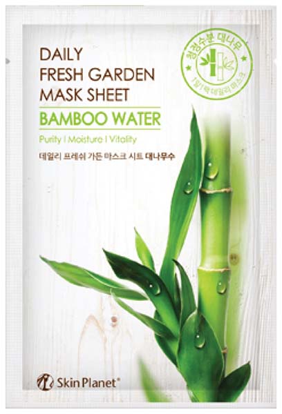 Маска для лица Mijin Skin Planet Daily Fresh Garden Mask Sheet Bamboo Water 25 г
