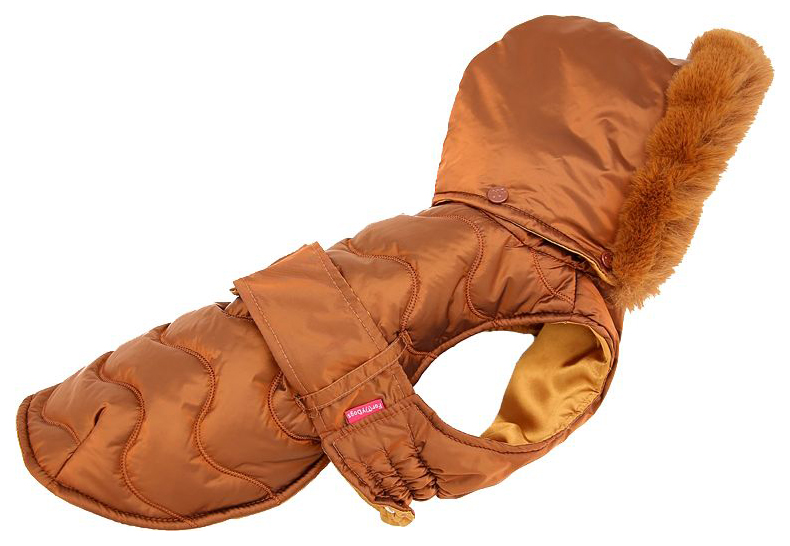 

Попона для собак FOR MY DOGS, унисекс, коричневая, FW629-2018 10, FW629-2018