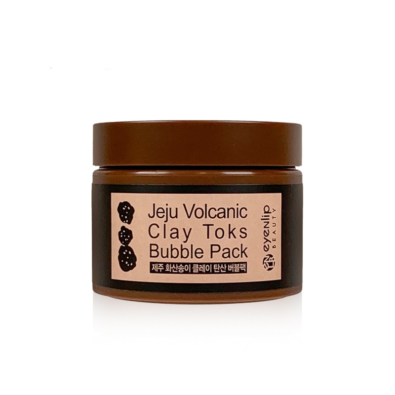 фото Маска очищающая с вулканической глиной jeju volcanic clay toks bubble pack 100мл eyenlip