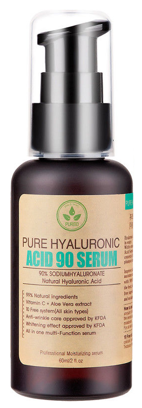 Сыворотка для лица Purito Pure Hyaluronic Acid 90 Serum 60 мл japan gals сыворотка с гиалуроновой кислотой pure essence 25 мл