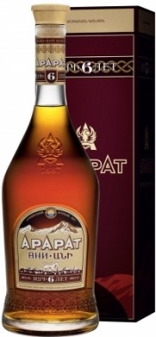 

Коньяк Арарат, Ani, 6 лет, 40 %, 700 мл, gift box